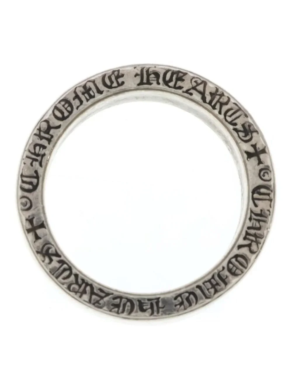 Chrome Hearts Spacer Pln Ring Plain Silver